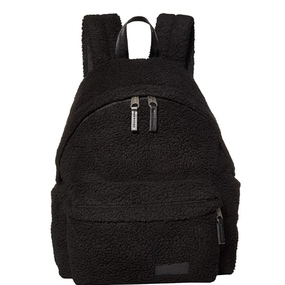 Eastpak Faux Fur Padded Pak'R Shear Black Backpack